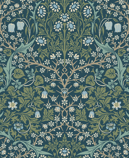 Victorian Garden Vinyl Wallpaper