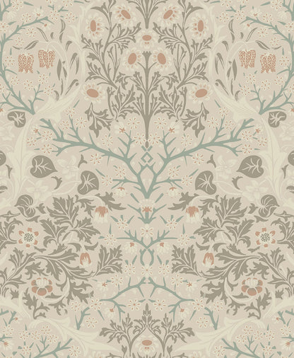 Victorian Garden Vinyl Wallpaper