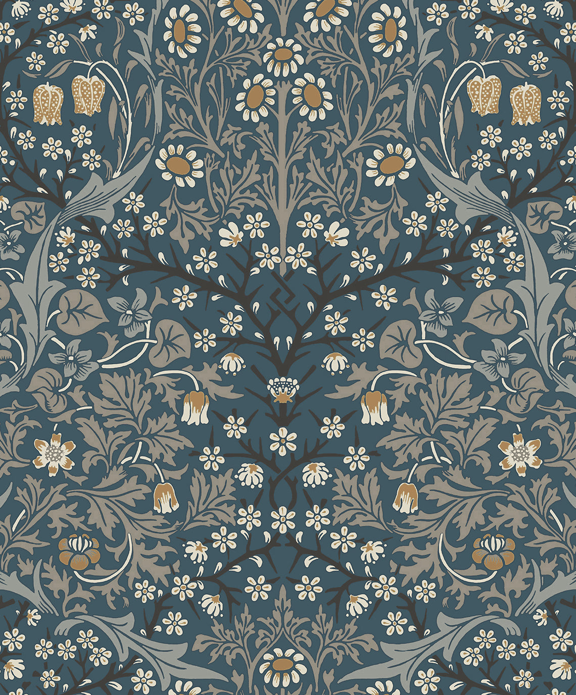 Victorian Garden Vinyl Wallpaper