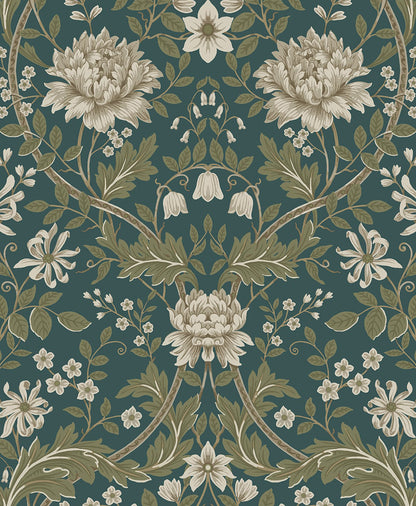 Honeysuckle Trail Vinyl Wallpaper