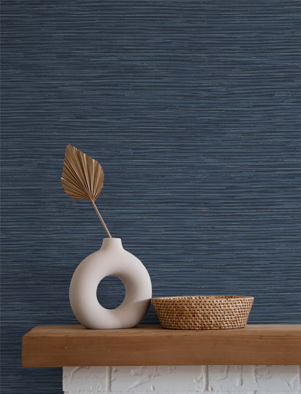 Cyrus Faux Grasscloth Vinyl Wallpaper