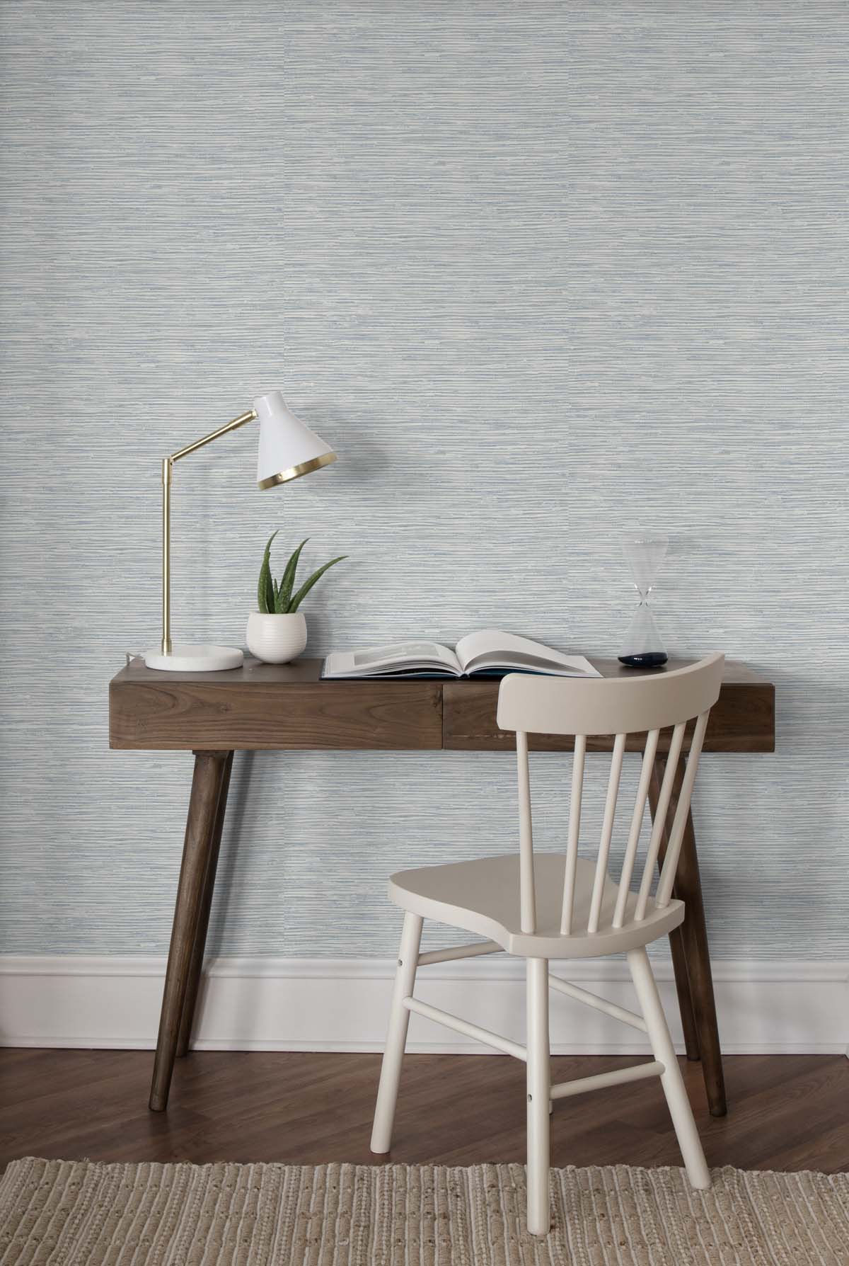 Cyrus Faux Grasscloth Vinyl Wallpaper