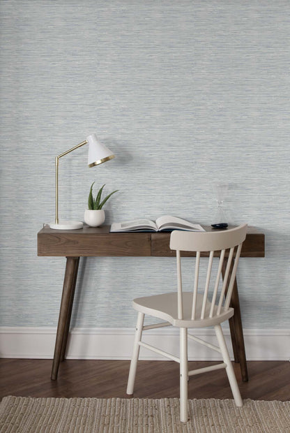 Cyrus Faux Grasscloth Vinyl Wallpaper