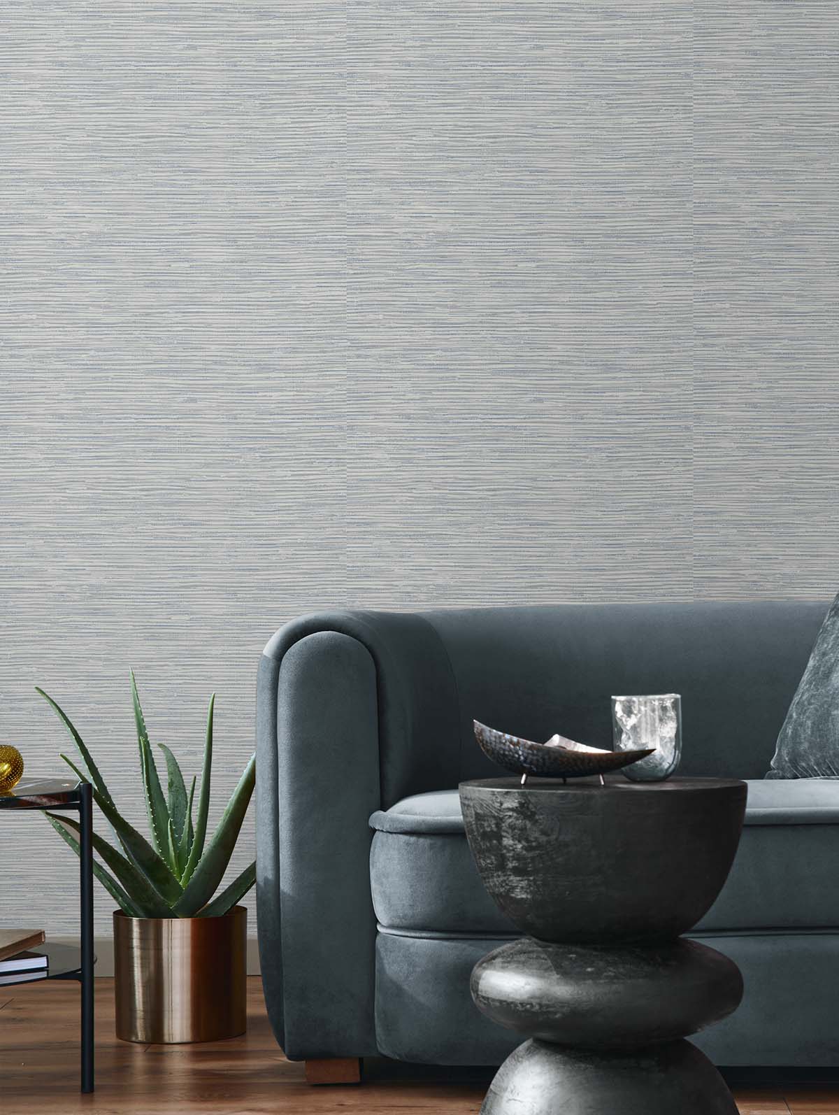 Cyrus Faux Grasscloth Vinyl Wallpaper