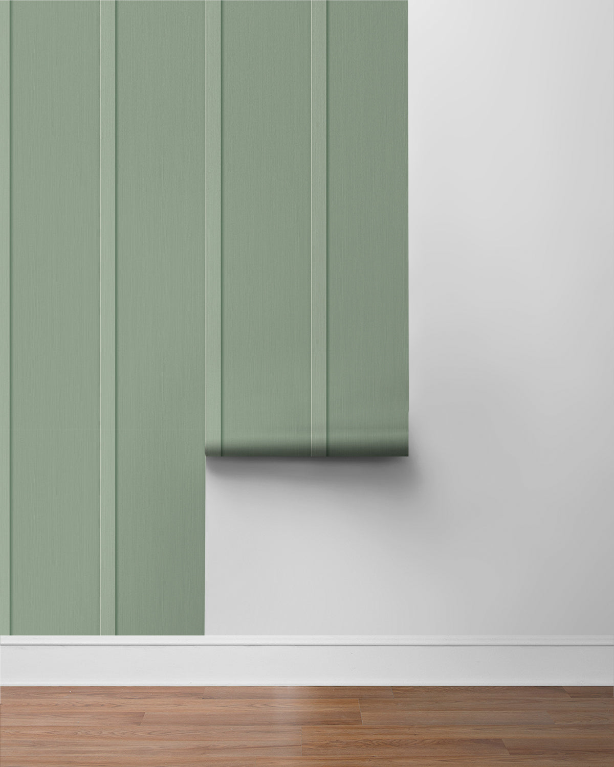 Faux Board & Batten Vinyl Wallpaper