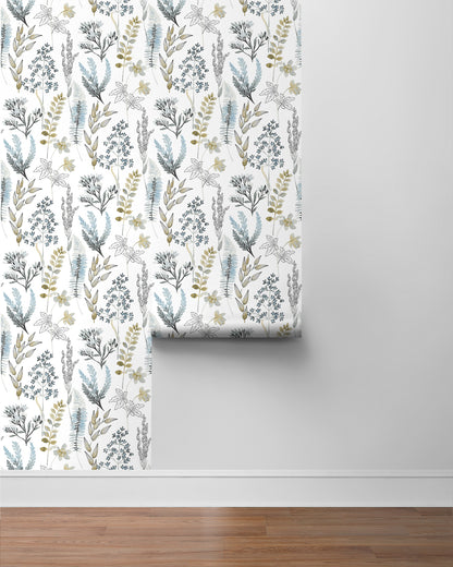 Wild Garden Vinyl Wallpaper