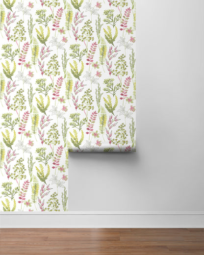 Wild Garden Vinyl Wallpaper