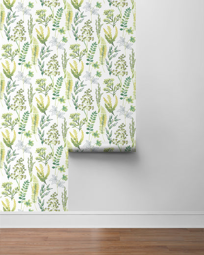 Wild Garden Vinyl Wallpaper