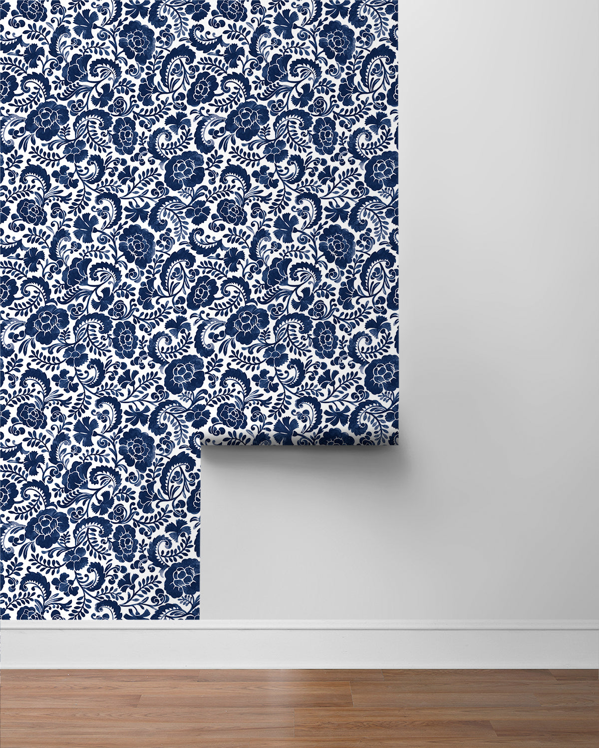 Tonal Paisley Vinyl Wallpaper