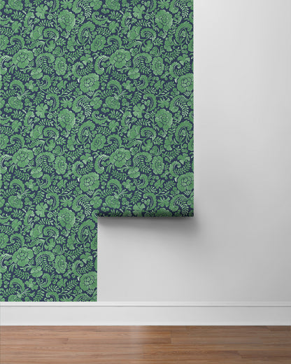 Tonal Paisley Vinyl Wallpaper