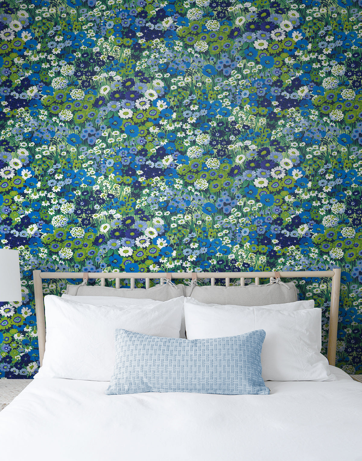 Floral Meadow Vinyl Wallpaper