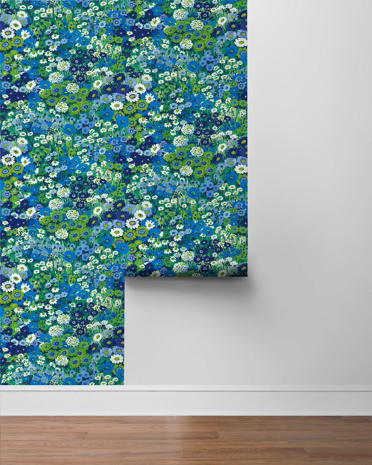 Floral Meadow Vinyl Wallpaper