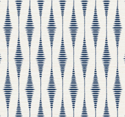 Striped Ikat Vinyl Wallpaper