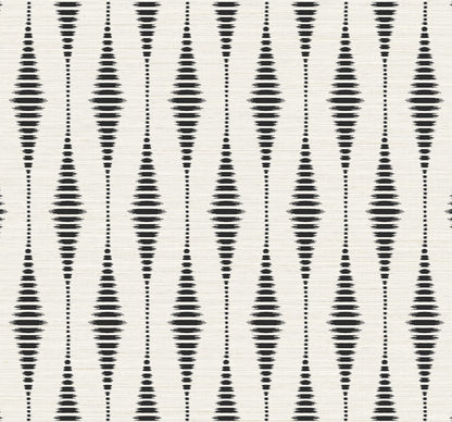 Striped Ikat Vinyl Wallpaper