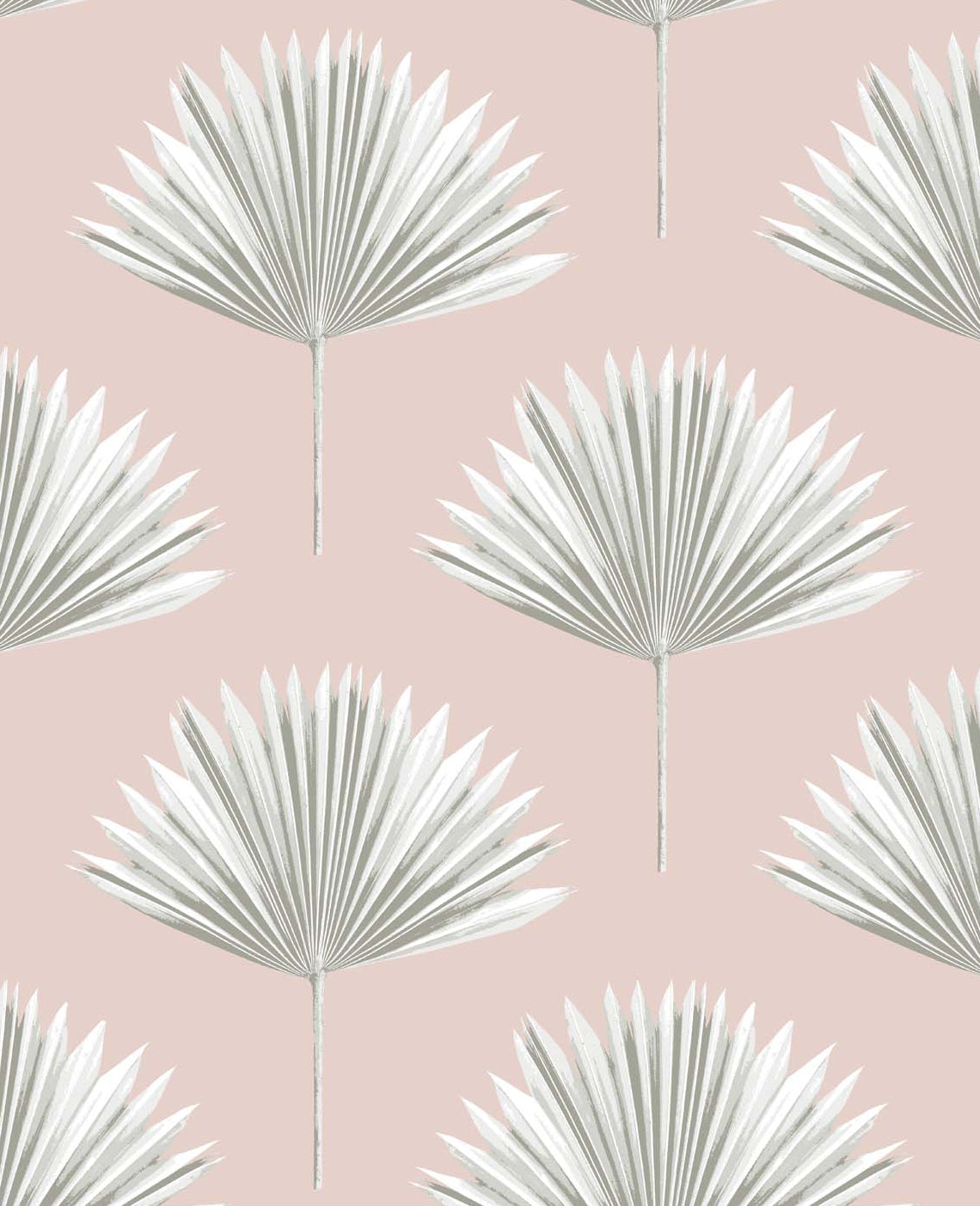 Tropical Fan Palm Vinyl Wallpaper