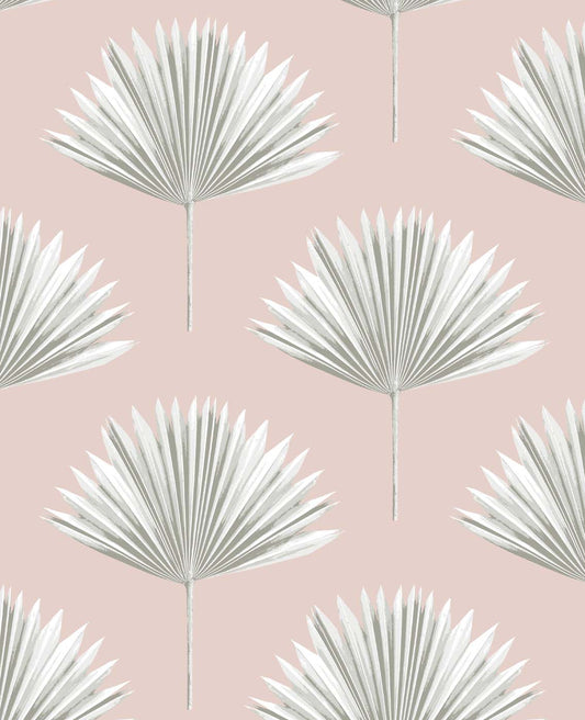 Tropical Fan Palm Vinyl Wallpaper