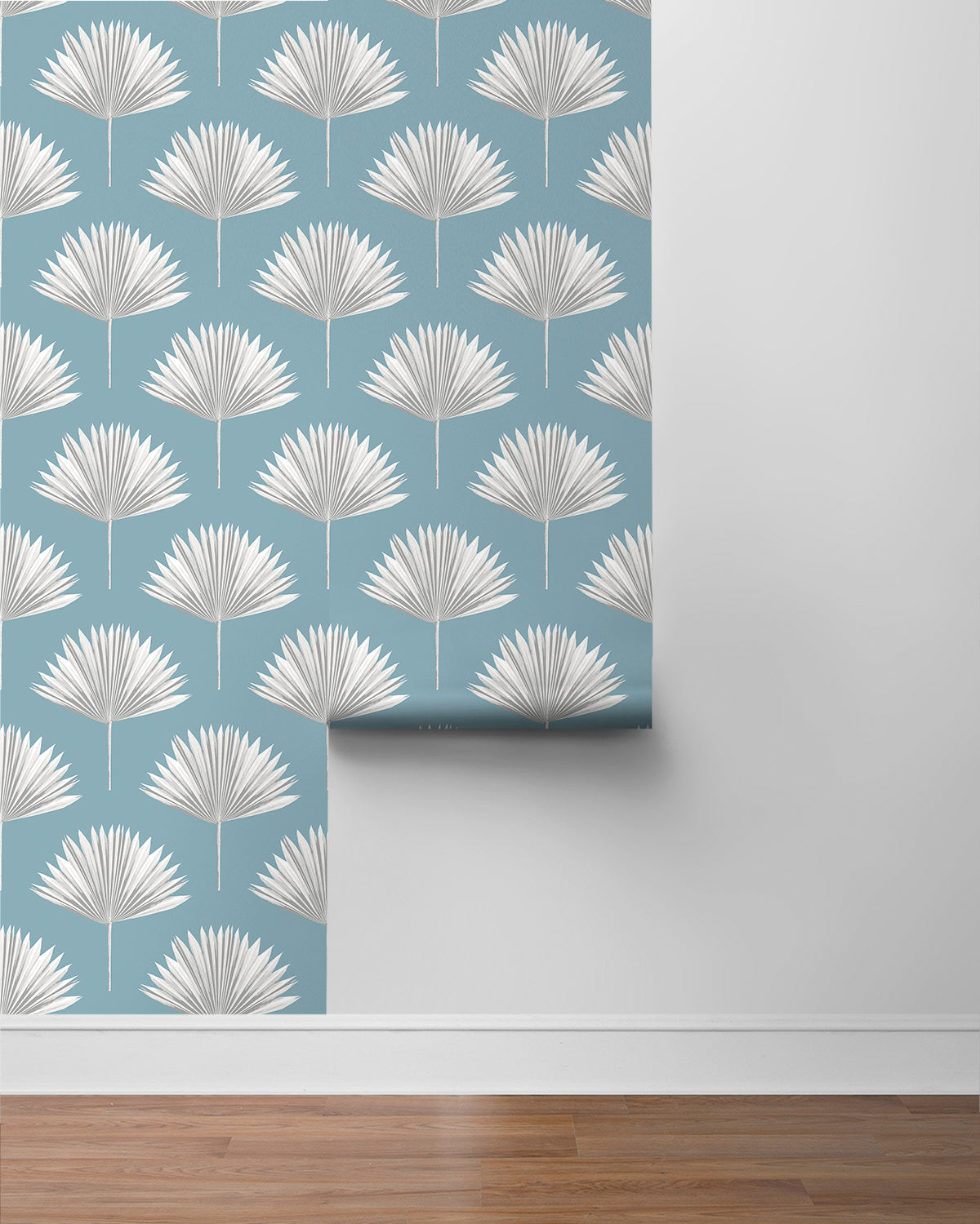 Tropical Fan Palm Vinyl Wallpaper