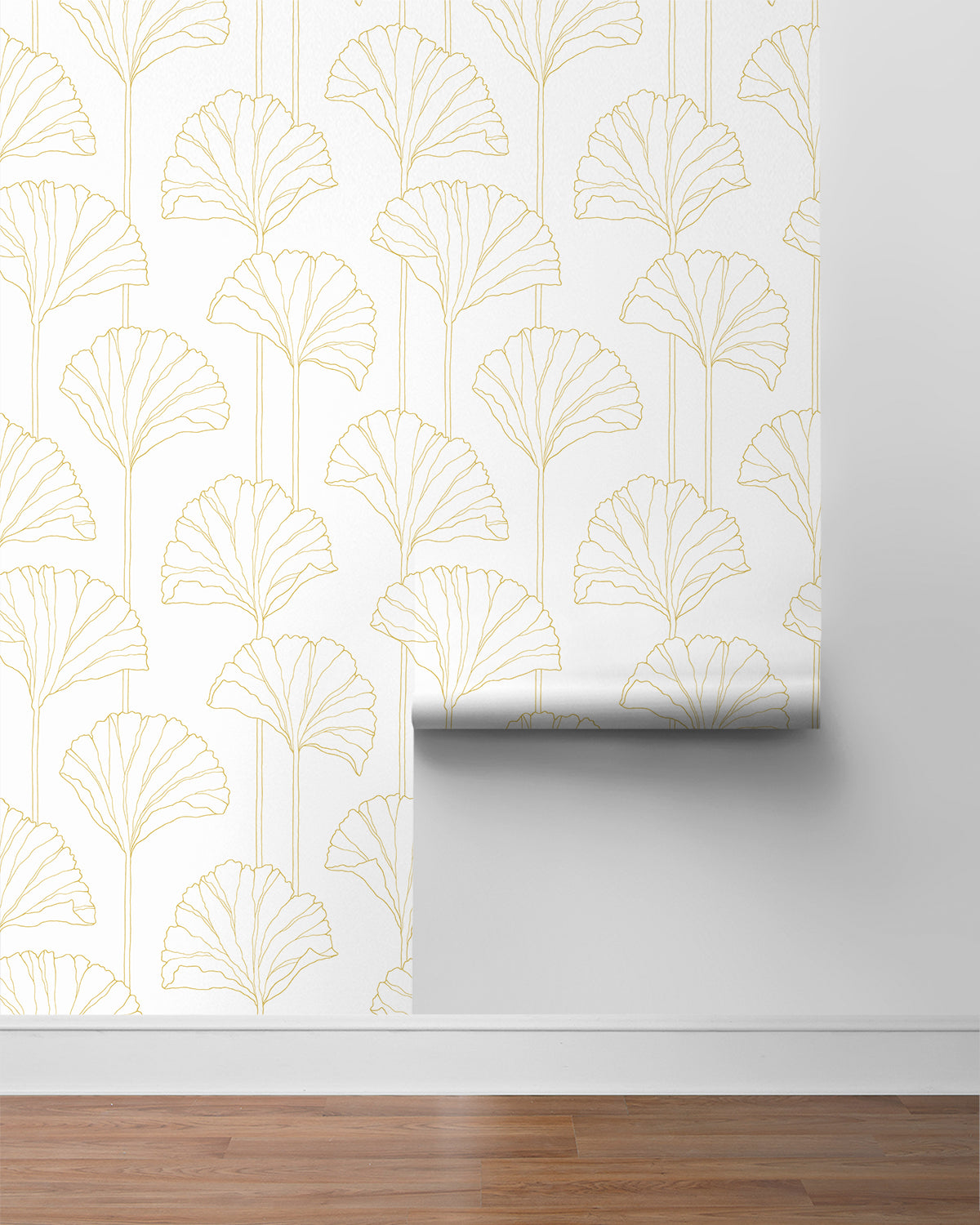 Ginkgo Leaf Vinyl Wallpaper