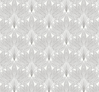 Peacock Leaves Vinyl Wallpaper