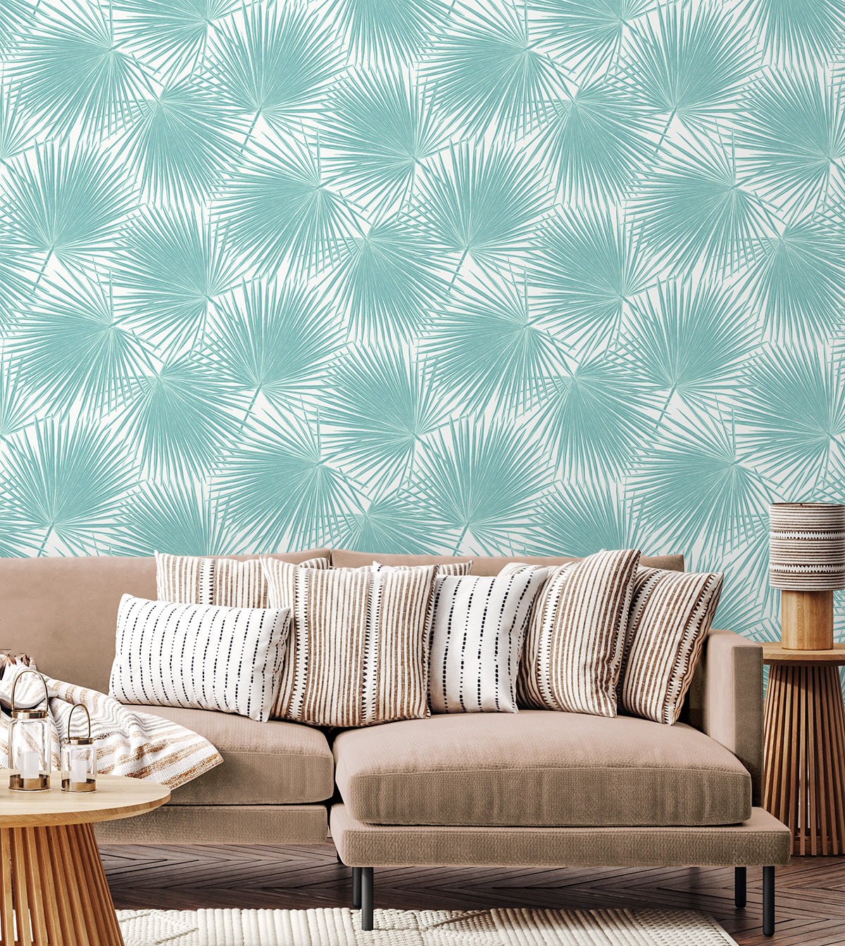 Aruba Palm Vinyl Wallpaper