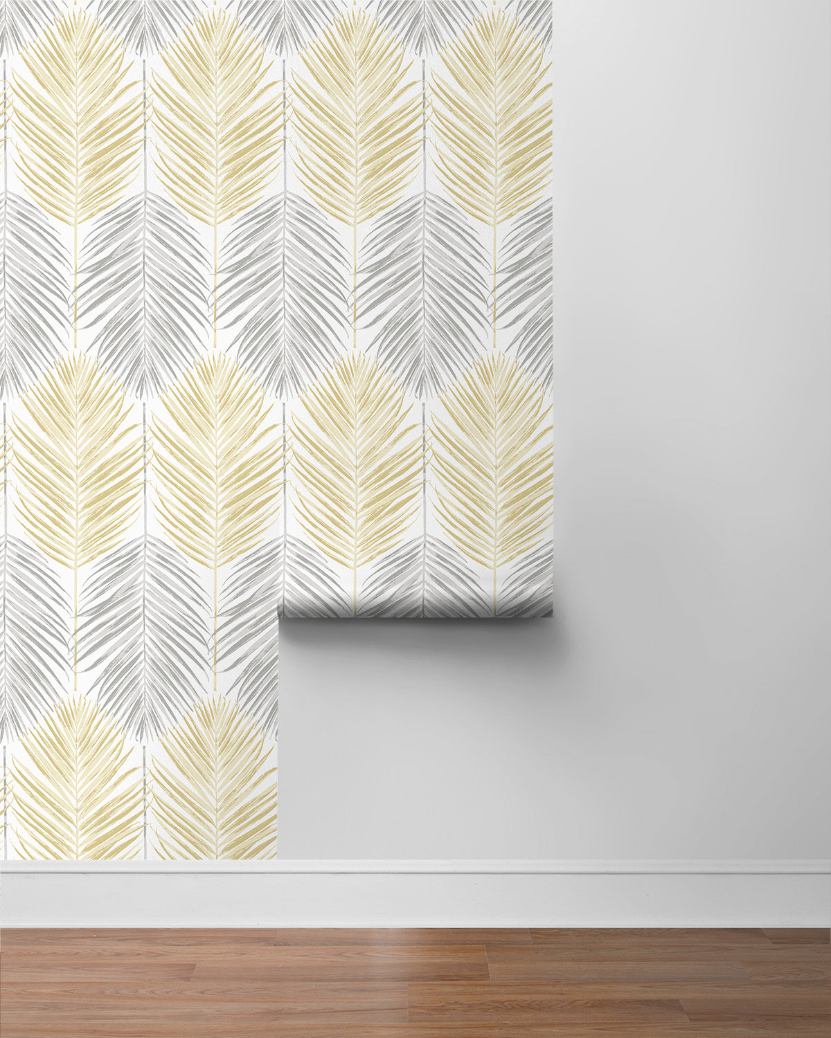 Two Toned Palm Vinyl Wallpaper