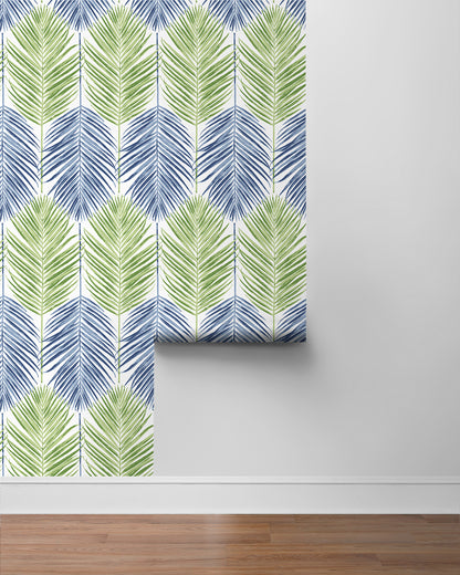 Two Toned Palm Vinyl Wallpaper