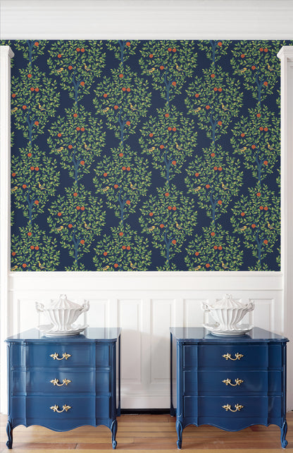 Fruit Tree Vinyl Wallpaper