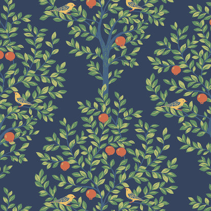 Fruit Tree Vinyl Wallpaper