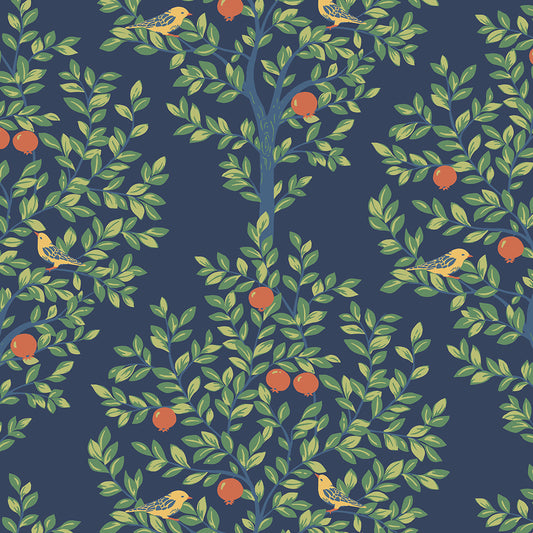 Fruit Tree Vinyl Wallpaper