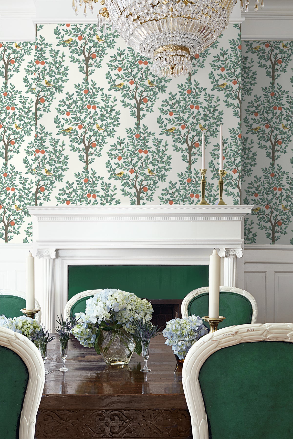 Fruit Tree Vinyl Wallpaper