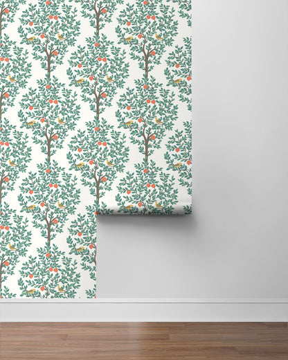 Fruit Tree Vinyl Wallpaper