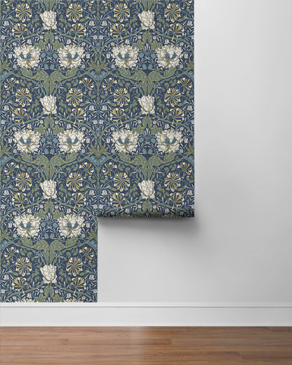 Ogee Flora Vinyl Wallpaper