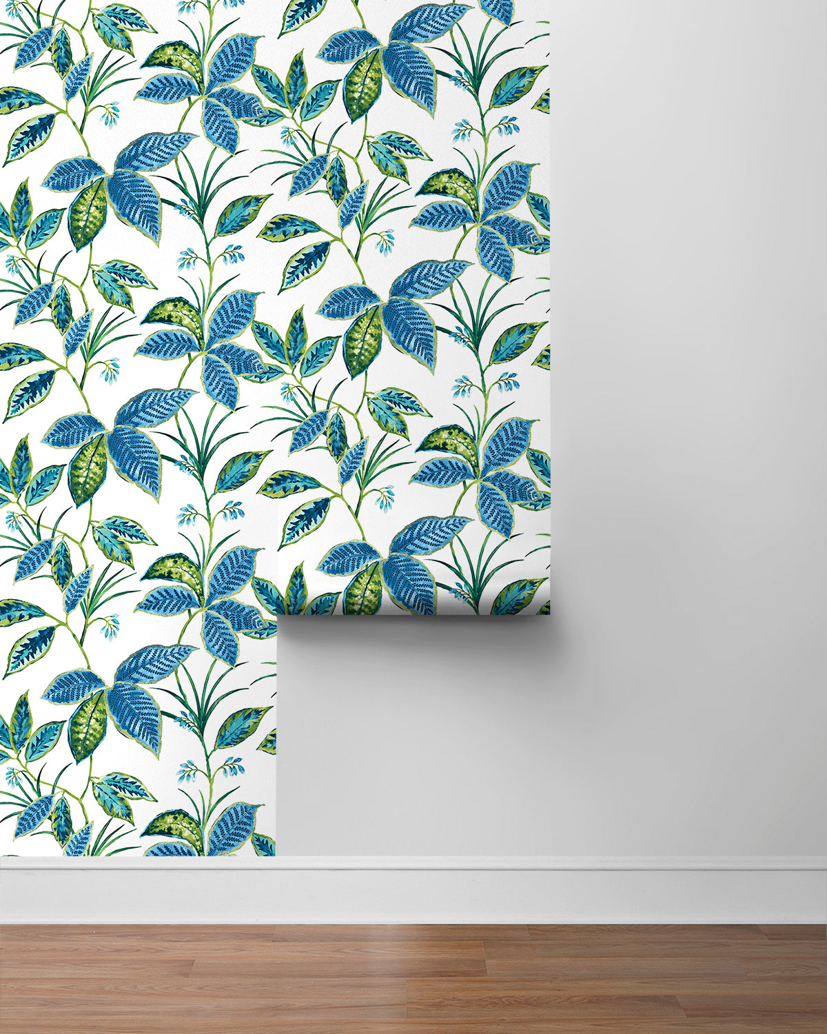 Boho Leaf Trail Vinyl Wallpaper