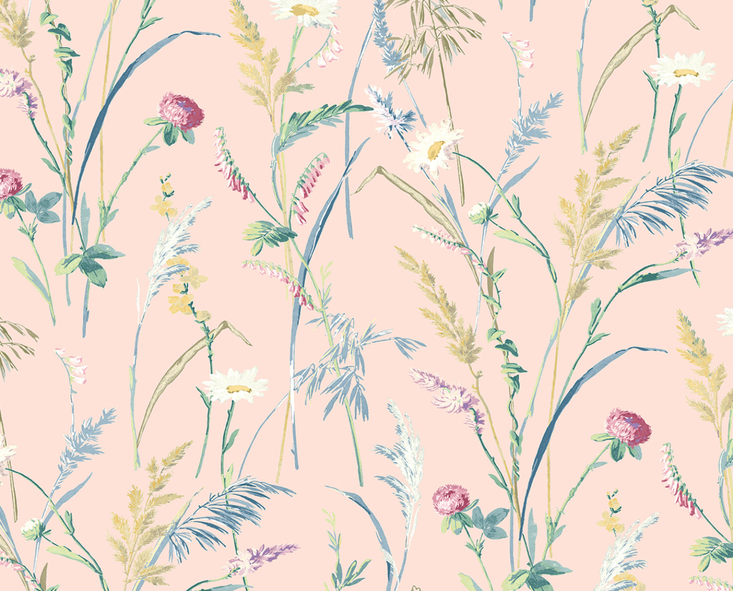 Meadow Flowers Vinyl Wallpaper