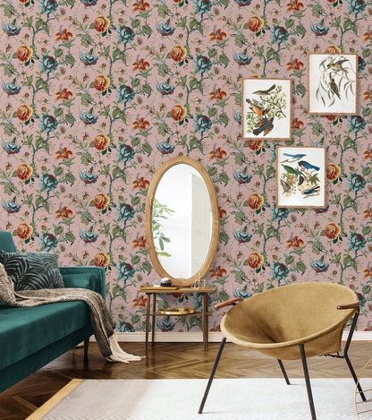 Sanibel Floral Trail Vinyl Wallpaper