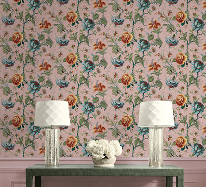 Sanibel Floral Trail Vinyl Wallpaper