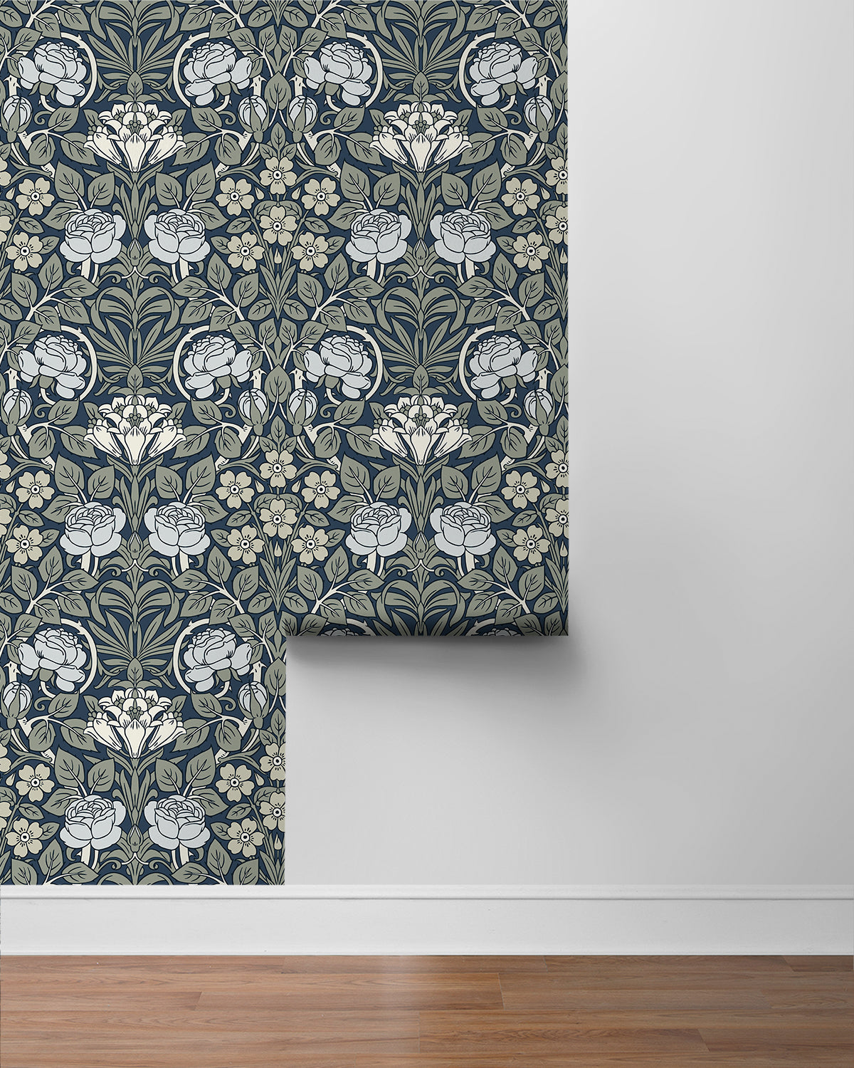 Vintage Rose Vinyl Wallpaper