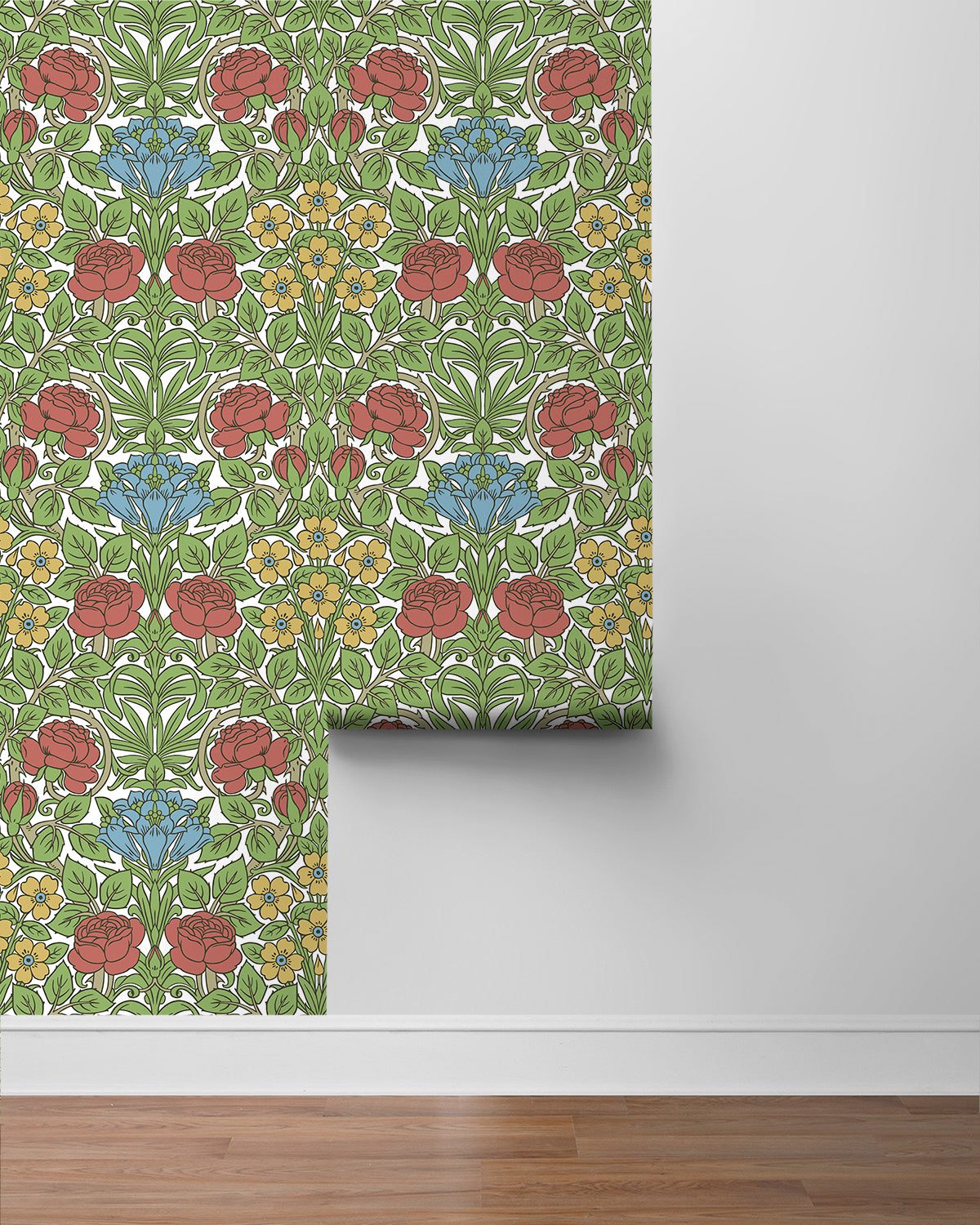 Vintage Rose Vinyl Wallpaper