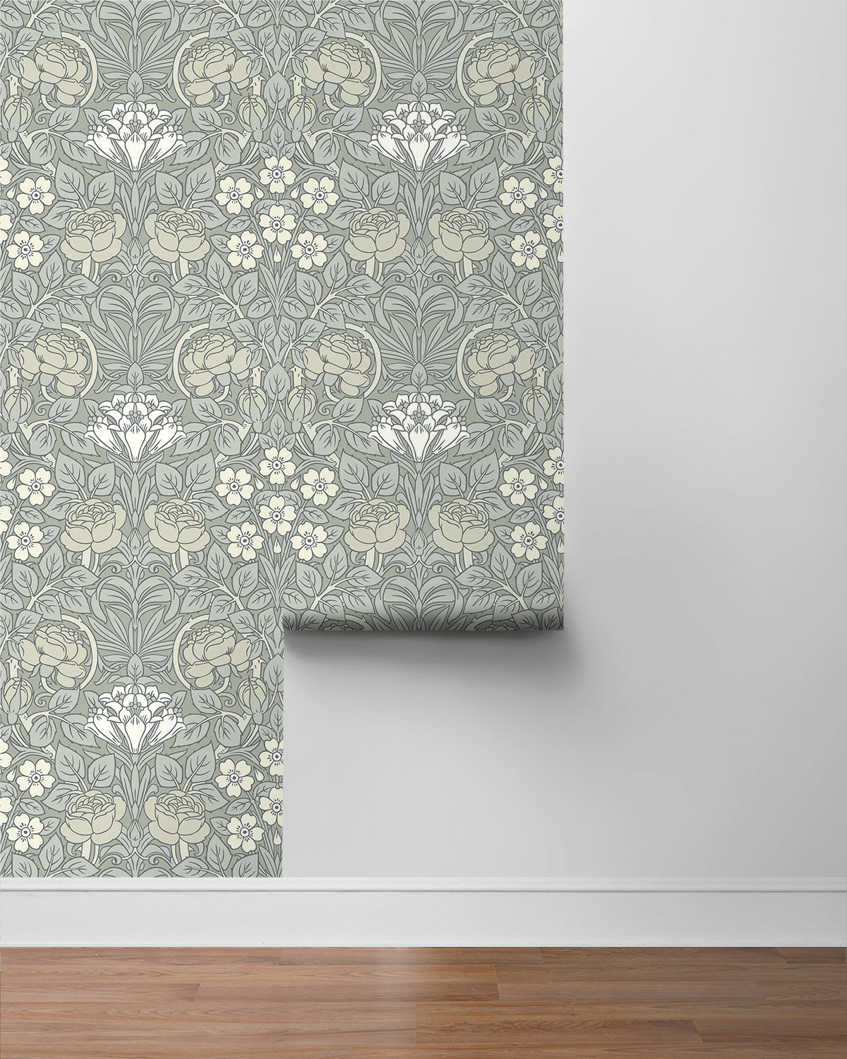 Vintage Rose Vinyl Wallpaper