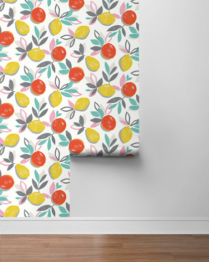 Fruit Toss Vinyl Wallpaper