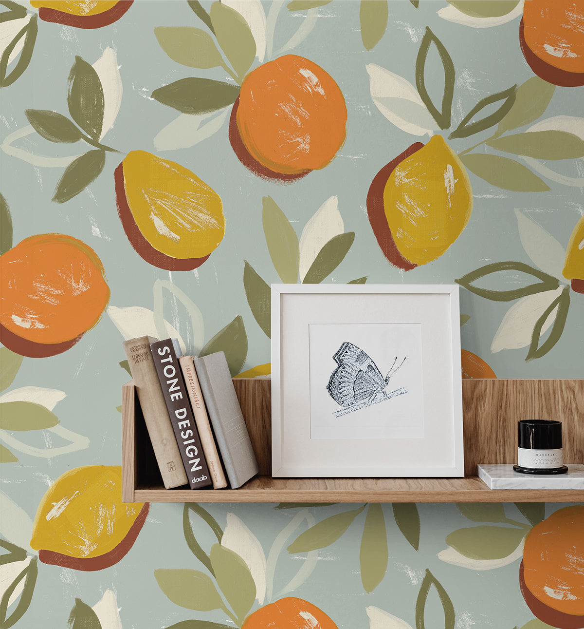 Fruit Toss Vinyl Wallpaper