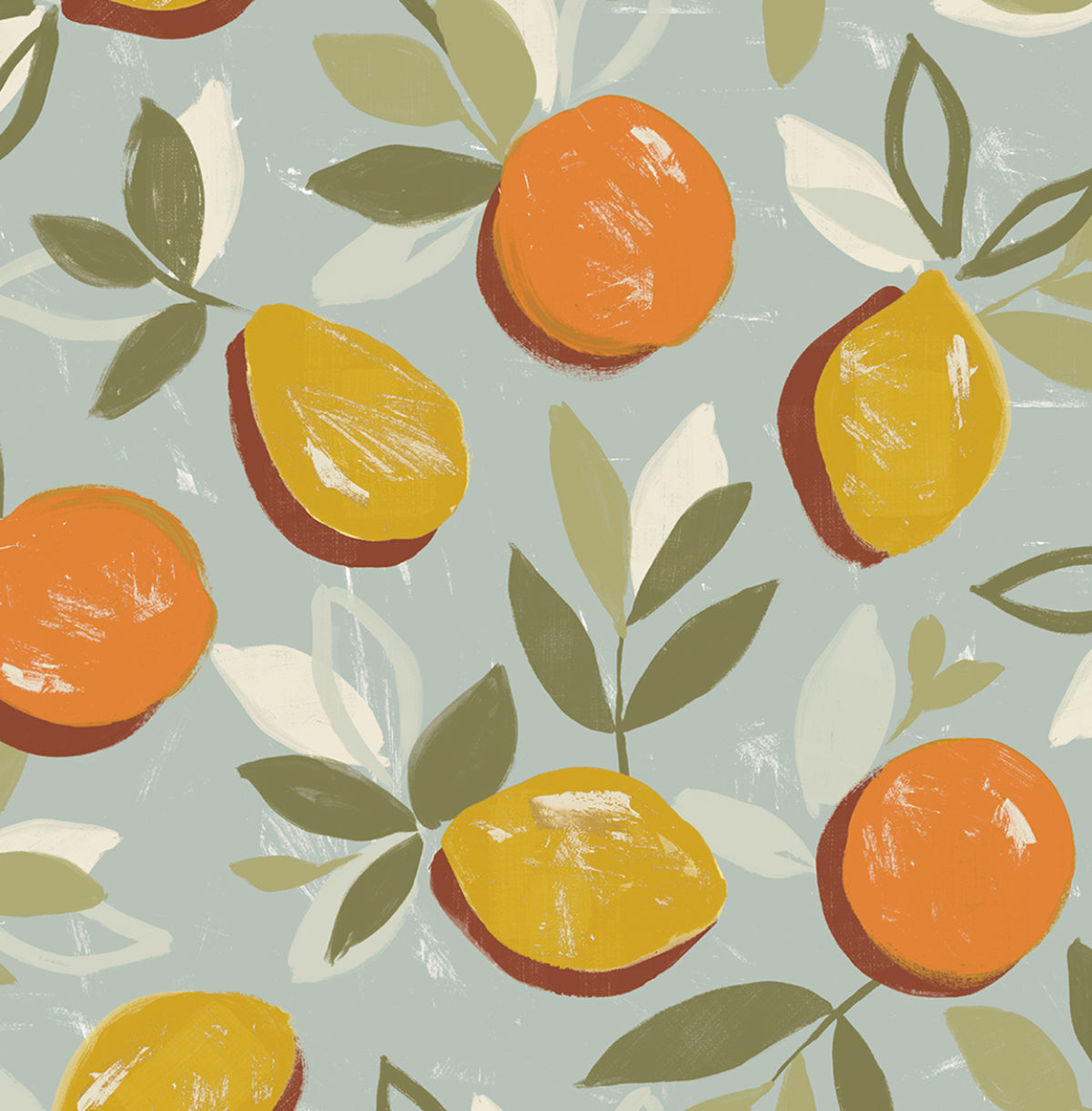 Fruit Toss Vinyl Wallpaper