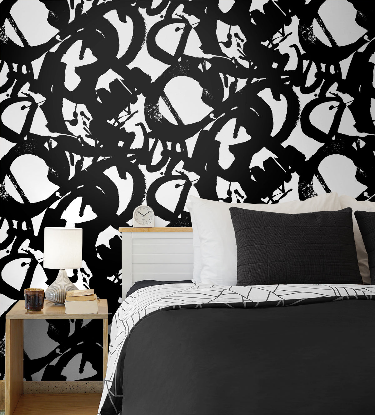 Inkblot Vinyl Wallpaper