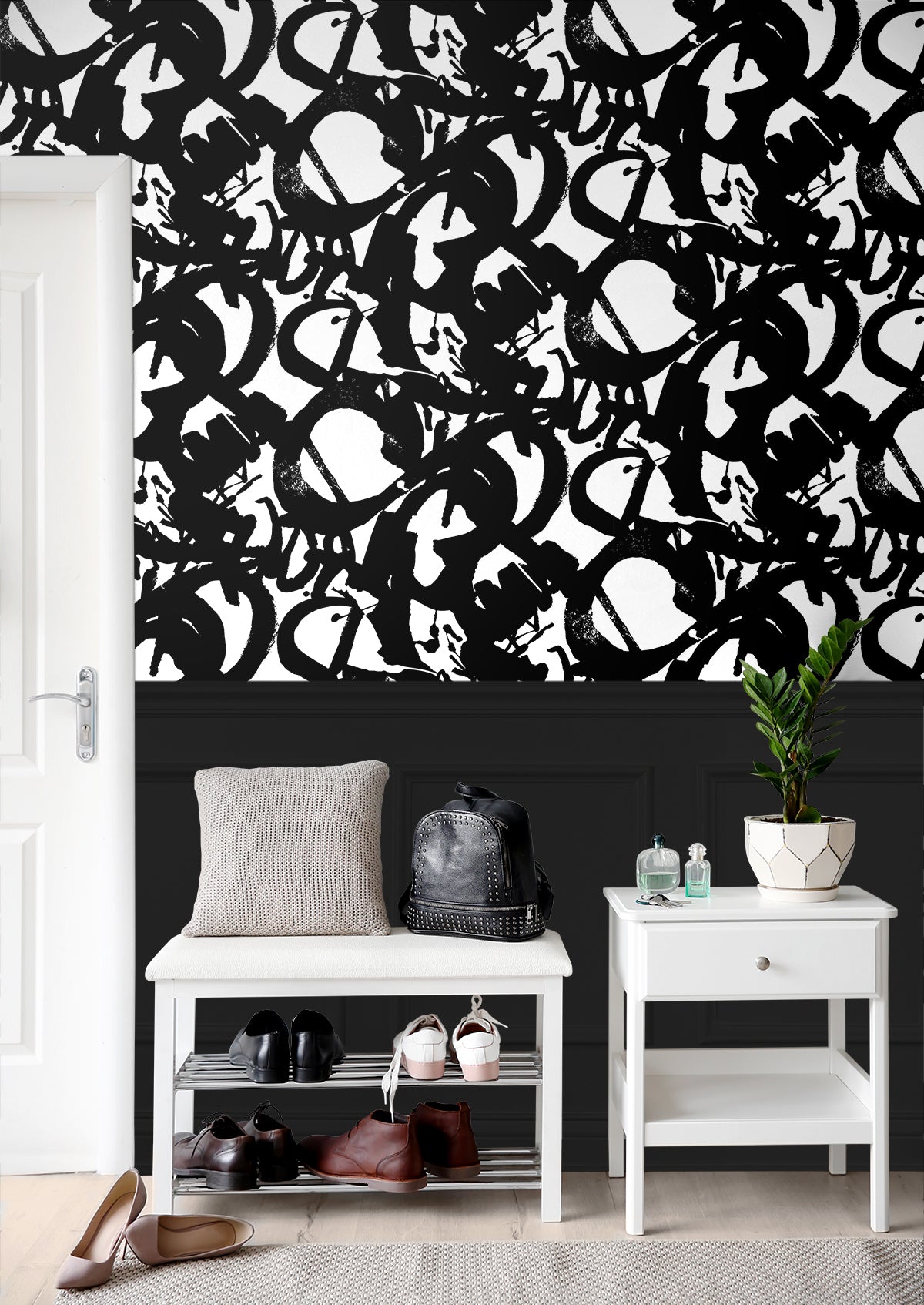 Inkblot Vinyl Wallpaper