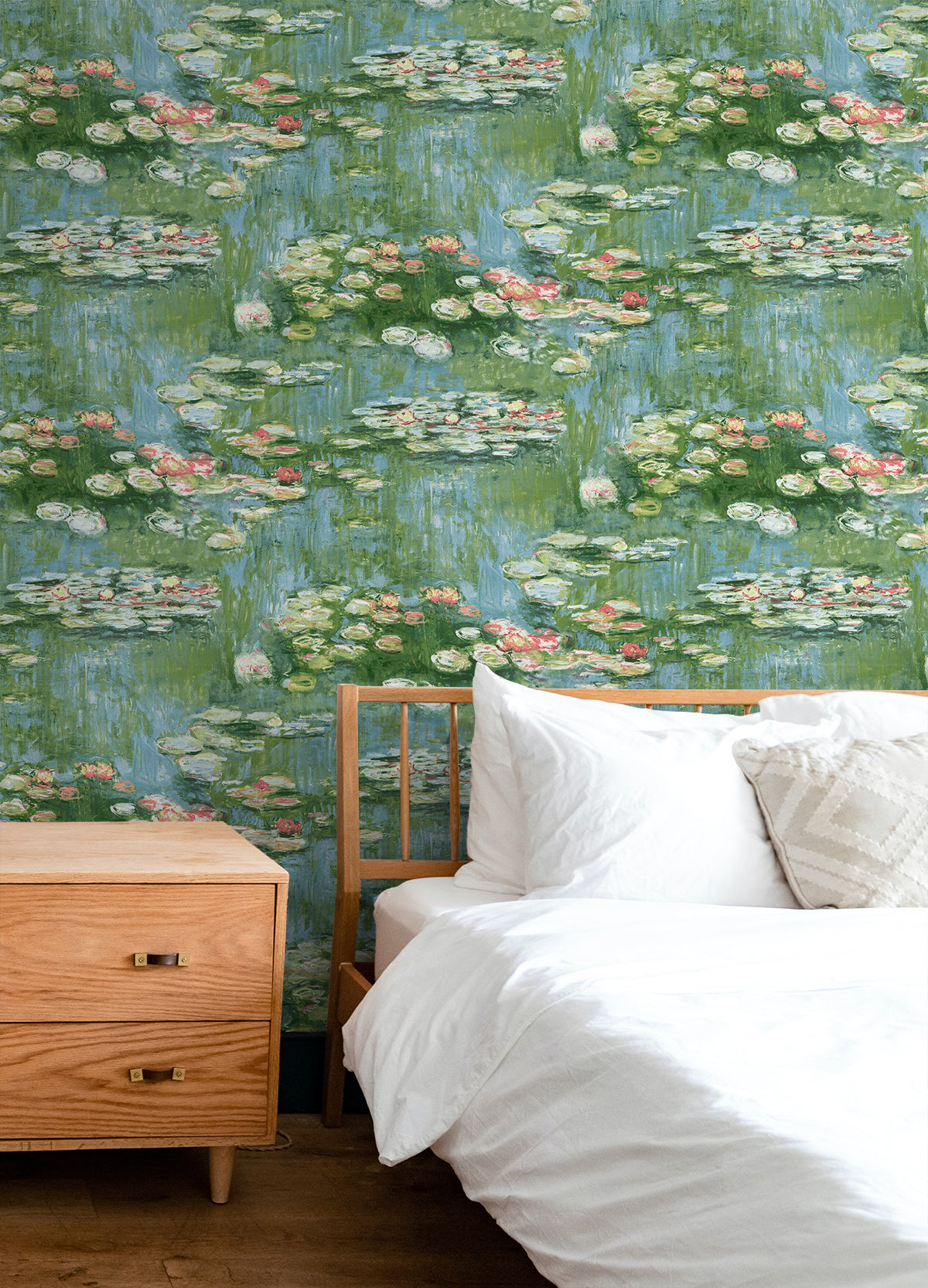 Lily Pond Vinyl Wallpaper