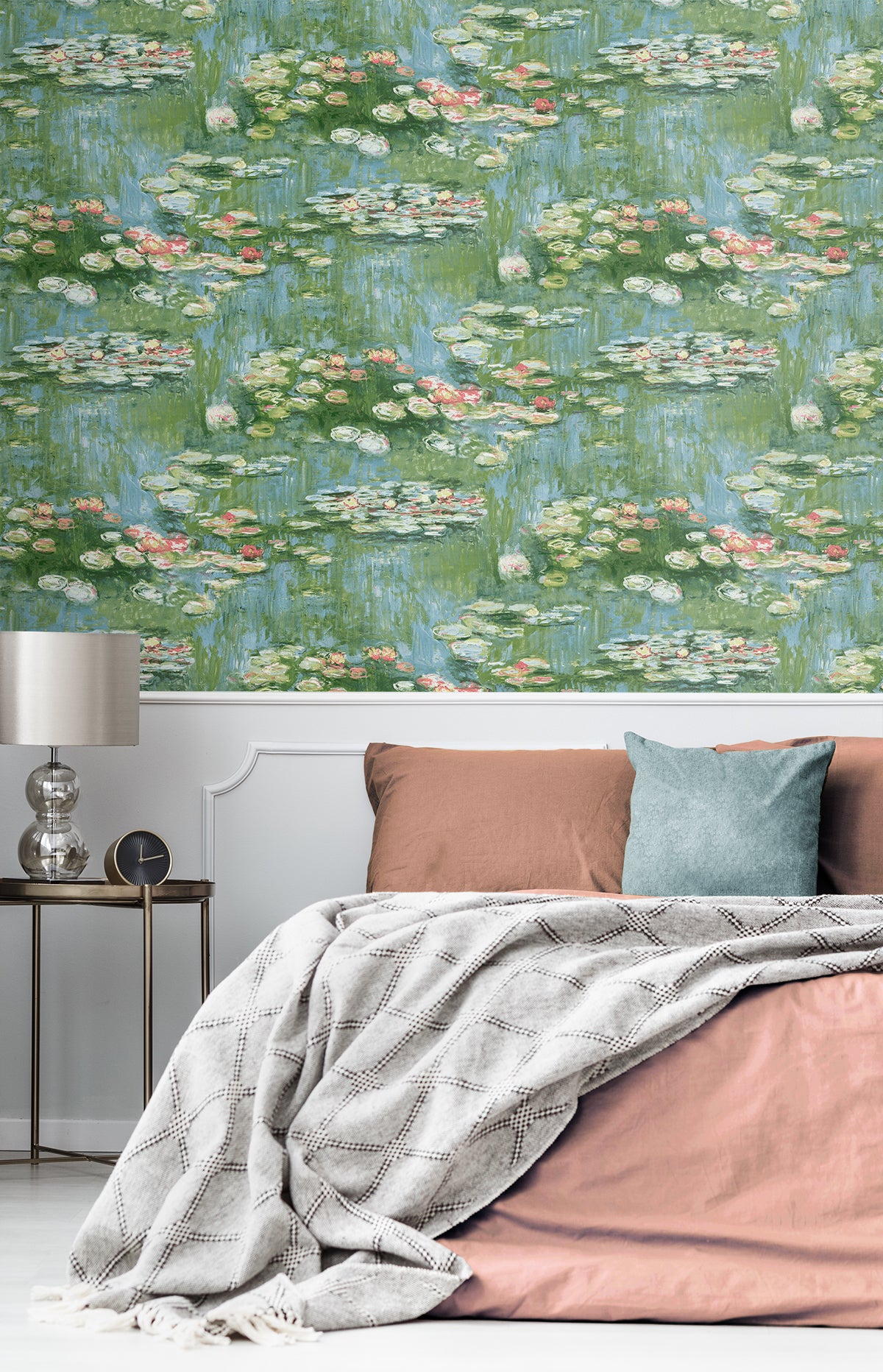 Lily Pond Vinyl Wallpaper