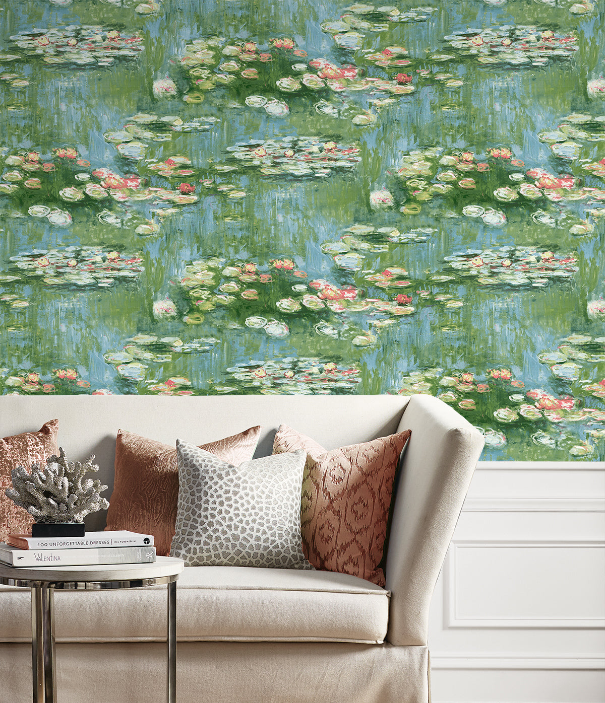 Lily Pond Vinyl Wallpaper