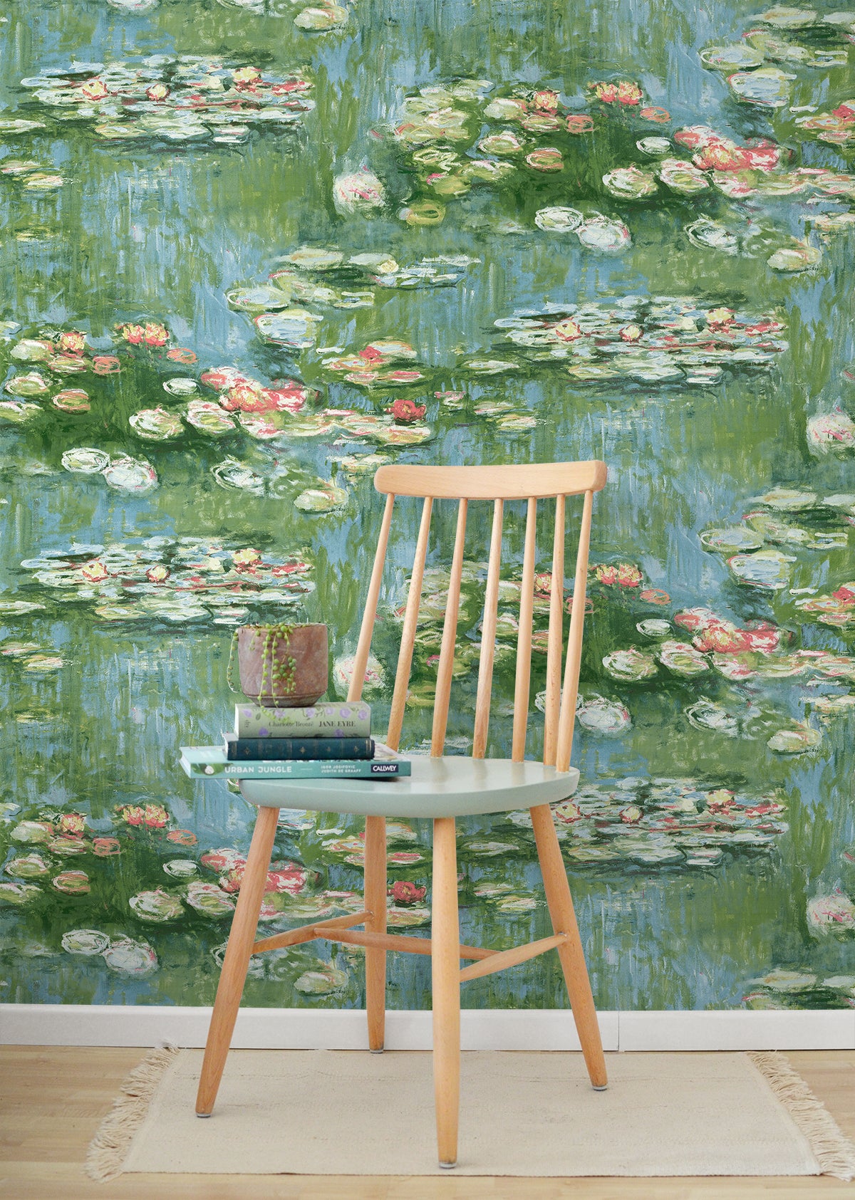 Lily Pond Vinyl Wallpaper