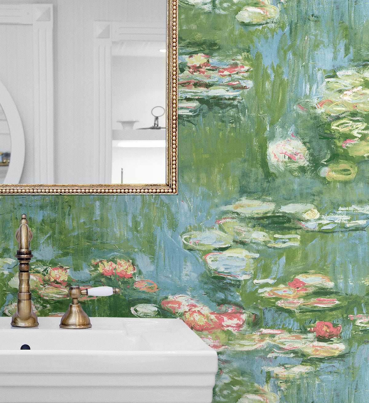 Lily Pond Vinyl Wallpaper