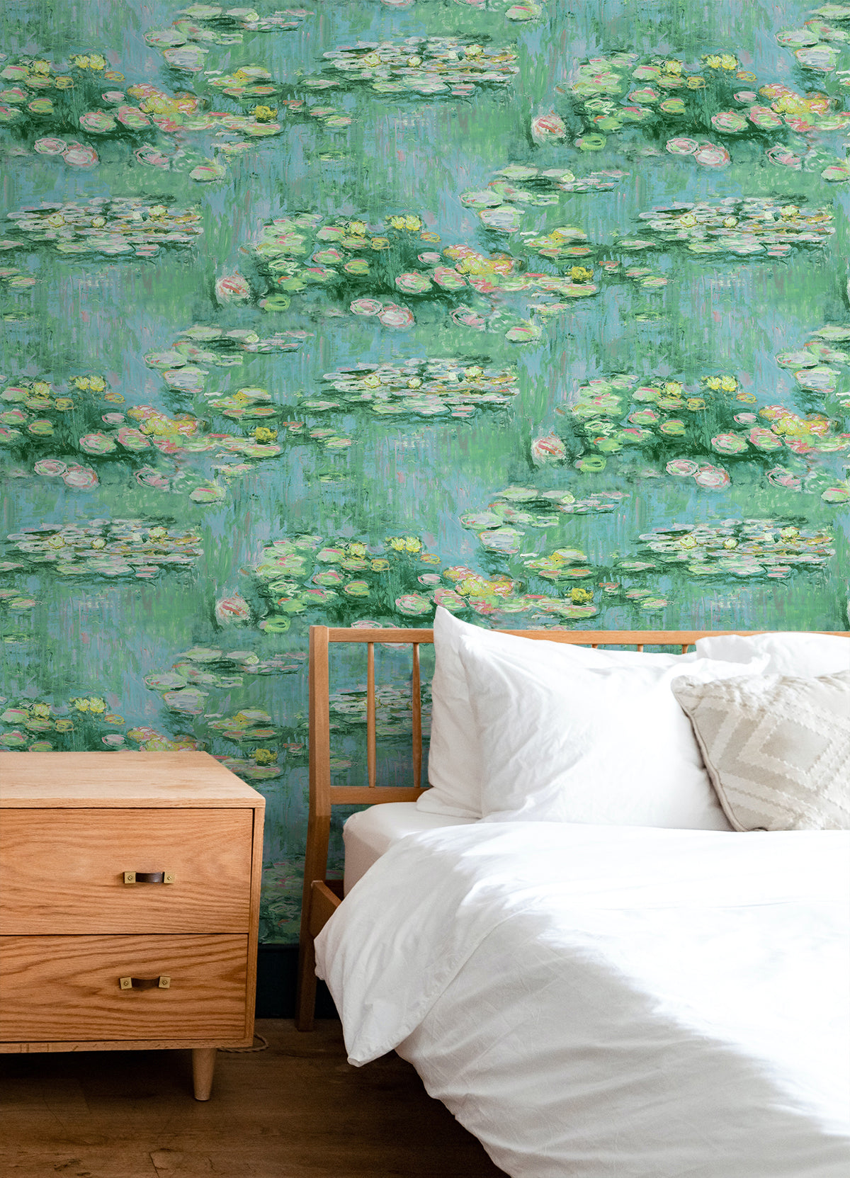 Lily Pond Vinyl Wallpaper